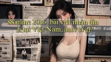 88online 2026 bài viết nhận định tại Việt Nam, ante là gì