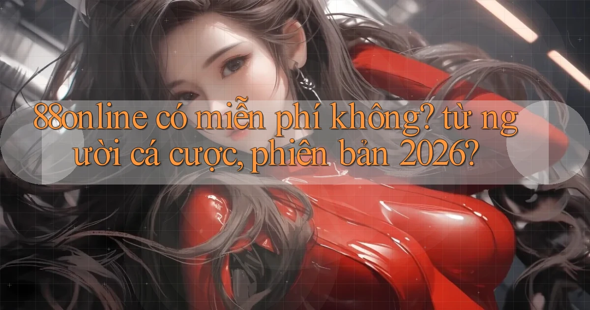 88online có miễn phí không từ người cá cược, phiên bản 2026