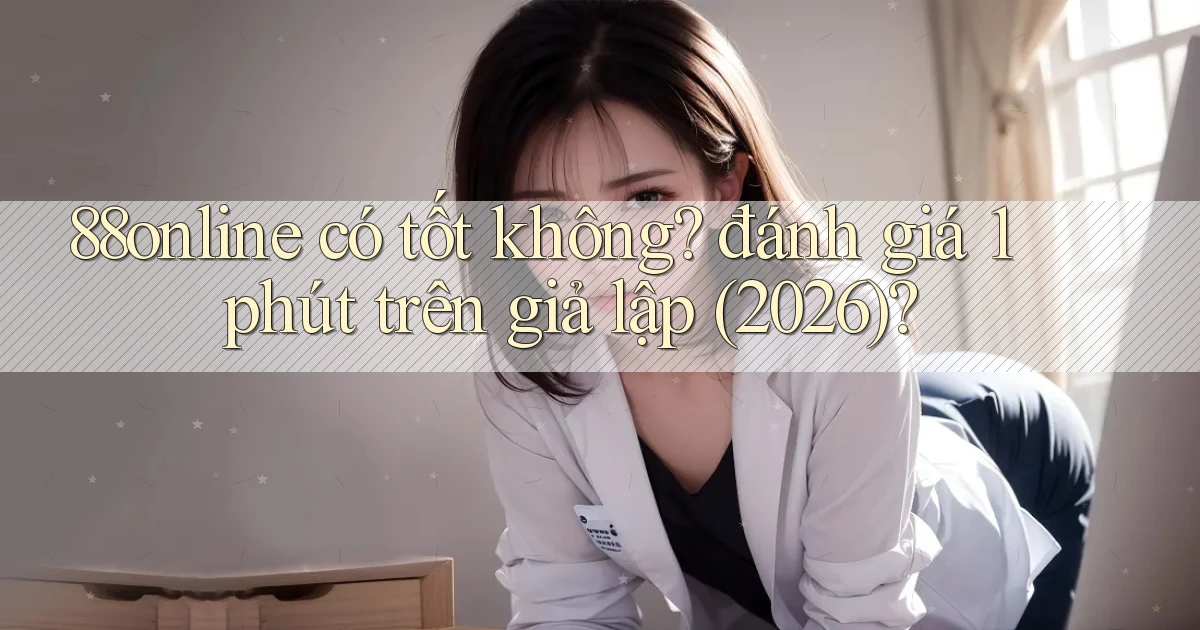 88online có tốt không đánh giá 1 phút trên giả lập (2026)
