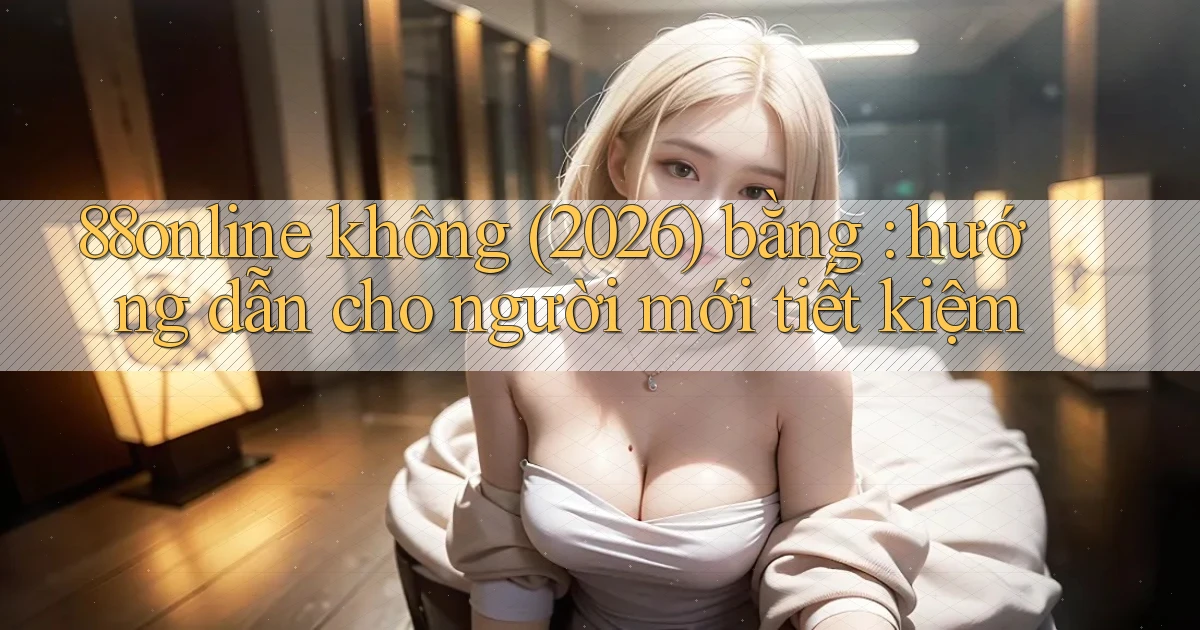88online không (2026) bằng hướng dẫn cho người mới tiết kiệm