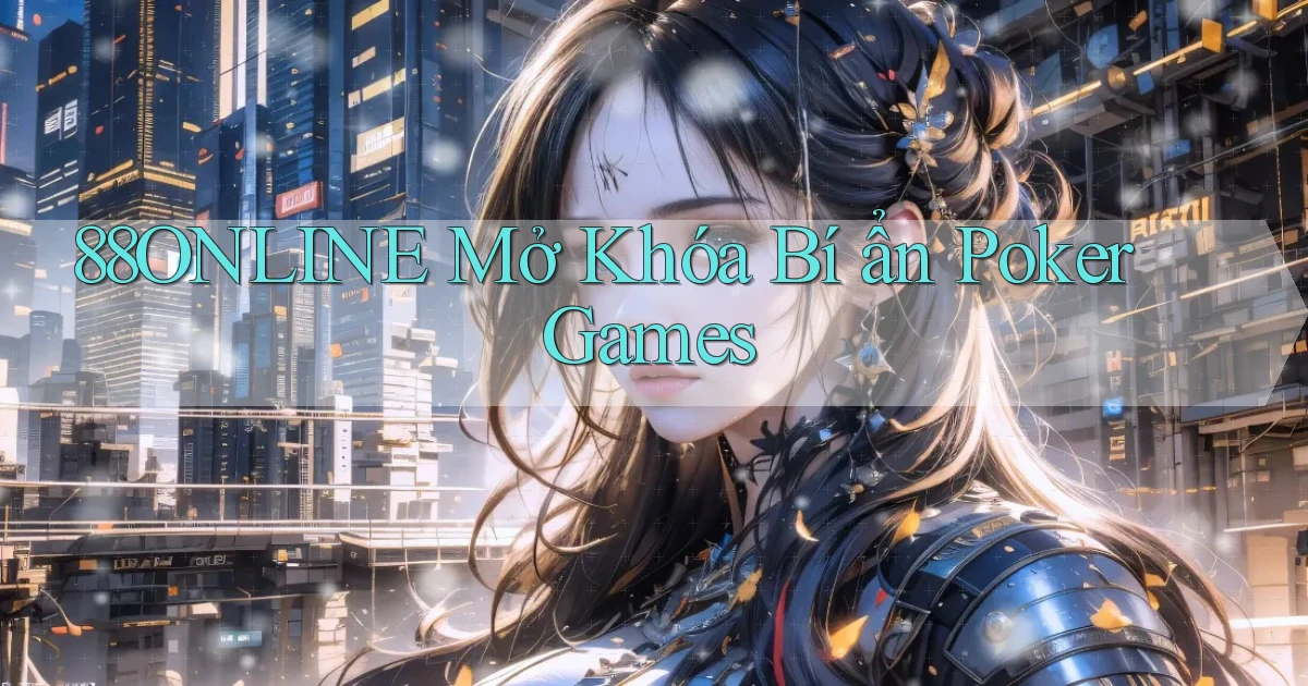 88online  mở khóa bí ẩn poker games