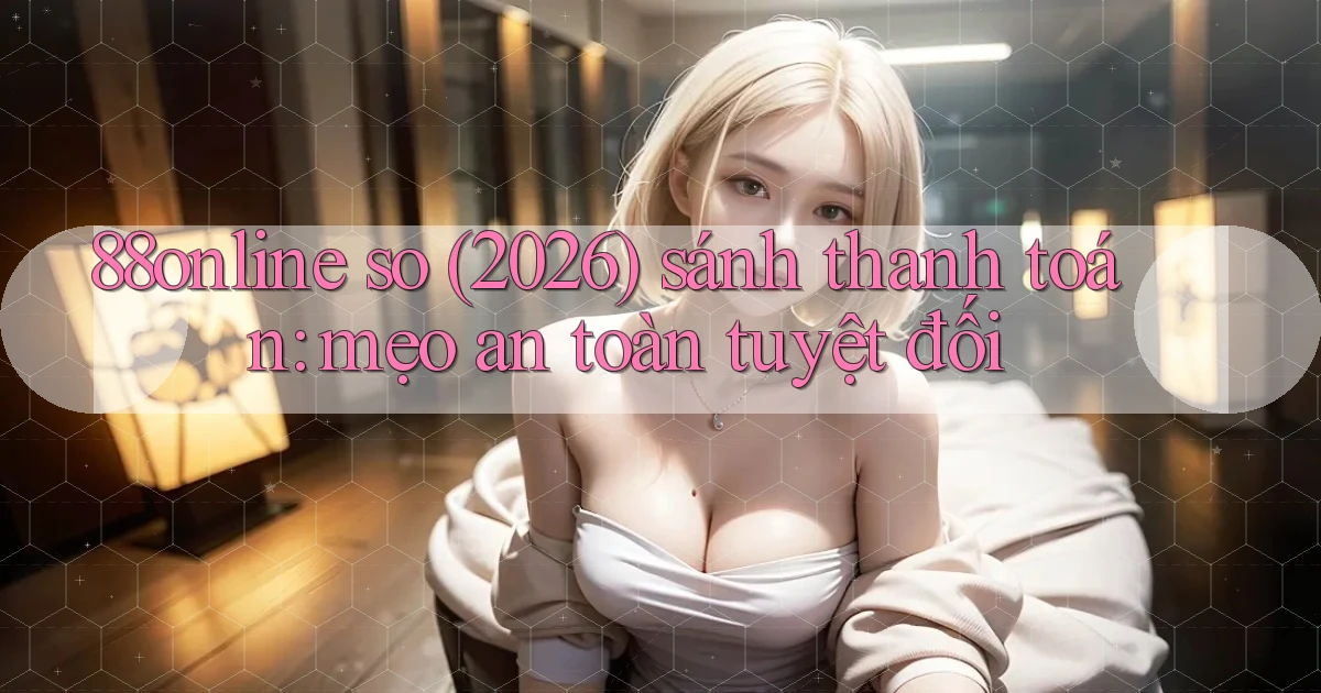88online so (2026) sánh thanh toán mẹo an toàn tuyệt đối