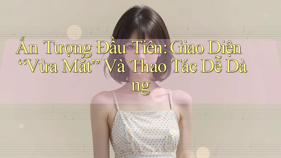 Ấn Tượng Đầu Tiên: Giao Diện “Vừa Mắt” Và Thao Tác Dễ Dàng