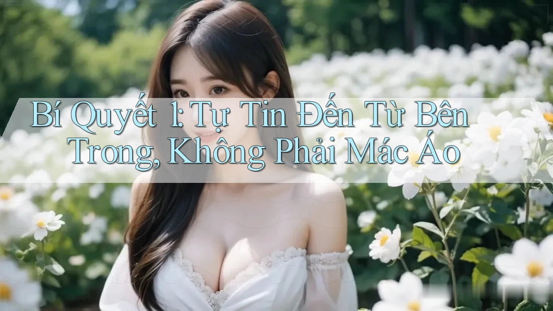 Bí Quyết 1: Tự Tin Đến Từ Bên Trong, Không Phải Mác Áo