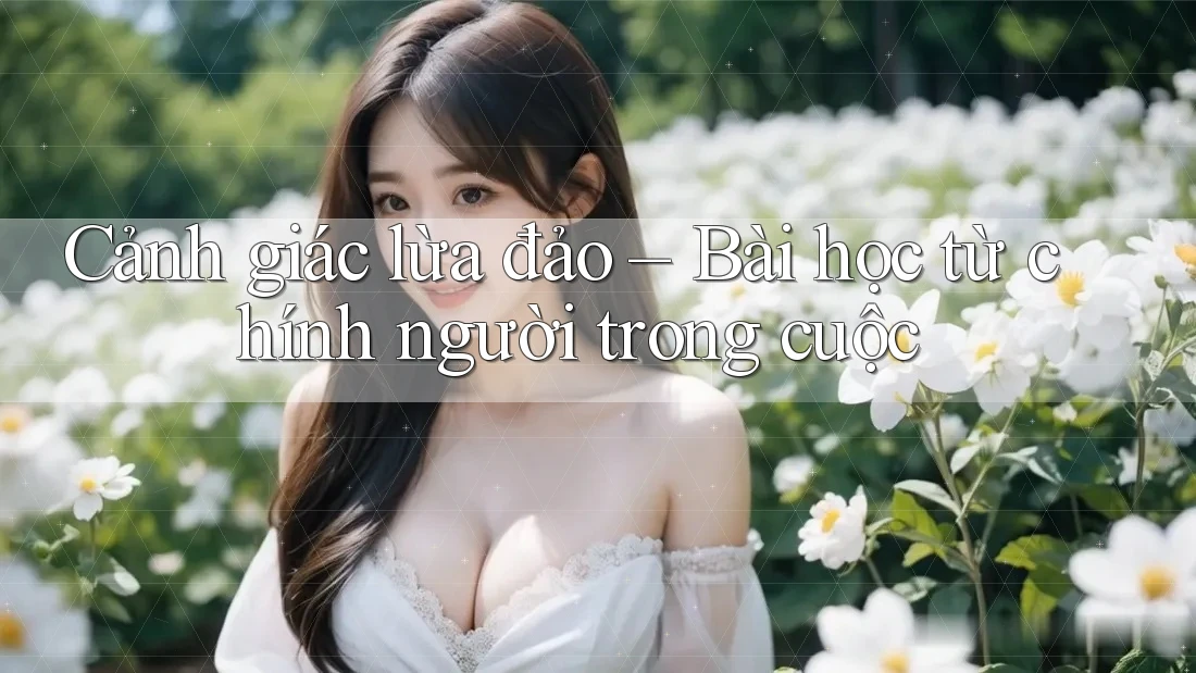 Cảnh giác lừa đảo – Bài học từ chính người trong cuộc
