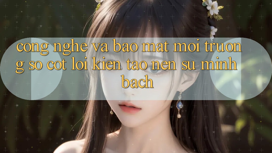 Công Nghệ Và Bảo Mật – Môi trường số Cốt Lõi Kiến tạo Nên Sự Minh bạch