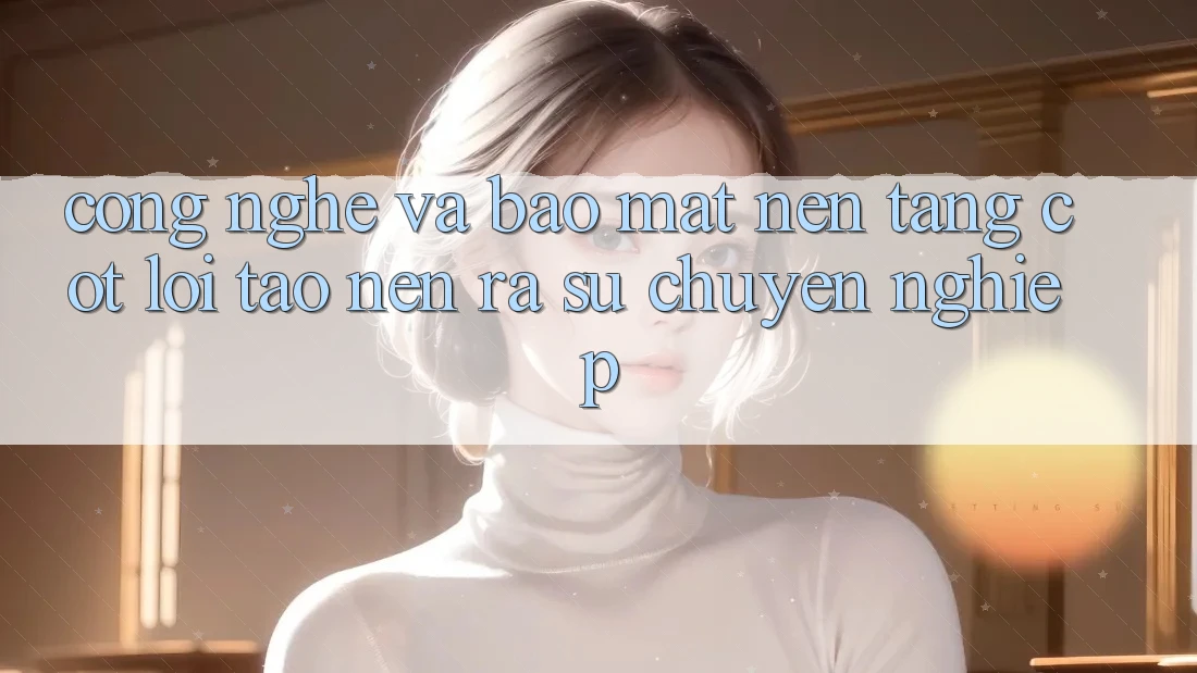 Công Nghệ Và Bảo Mật – Nền Tảng Cốt Lõi Tạo nên ra Sự Chuyên nghiệp