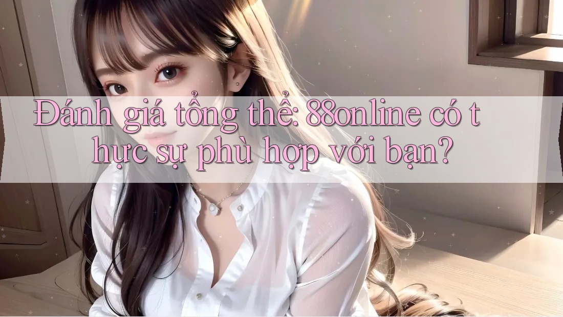 Đánh giá tổng thể: 88online có thực sự phù hợp với bạn?