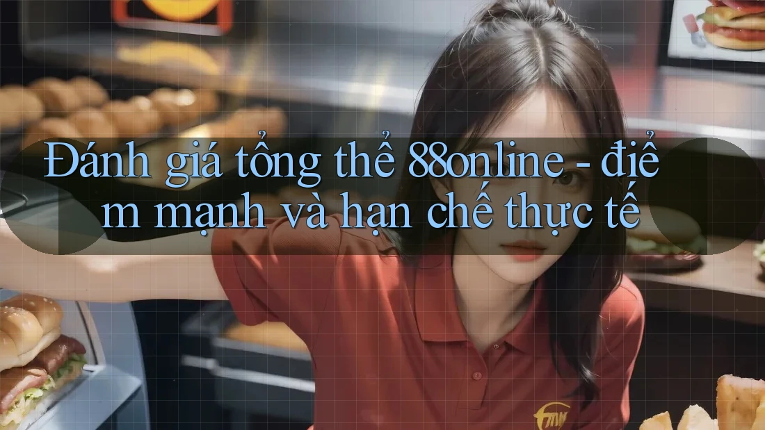 Đánh giá tổng thể 88online - điểm mạnh và hạn chế thực tế