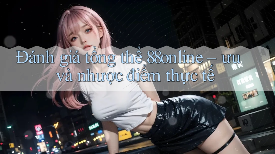 Đánh giá tổng thể 88online – ưu và nhược điểm thực tế Đánh giá tổng thể 88online – ưu và nhược điểm thực tế