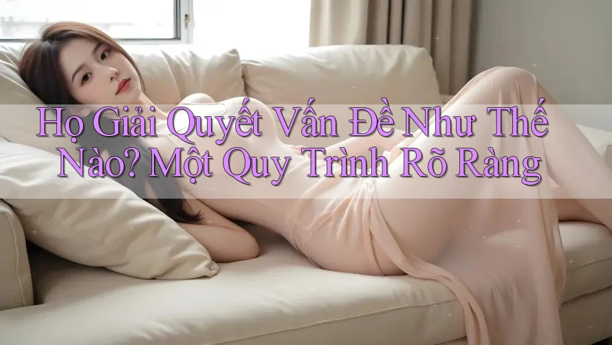 Họ Giải Quyết Vấn Đề Như Thế Nào? Một Quy Trình Rõ Ràng Họ Giải Quyết Vấn Đề Như Thế Nào? Một Quy Trình Rõ Ràng