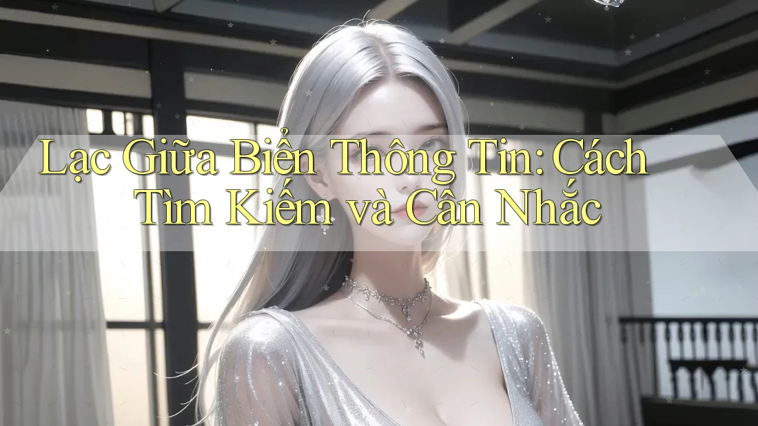 Lạc Giữa Biển Thông Tin: Cách Tìm Kiếm và Cân Nhắc