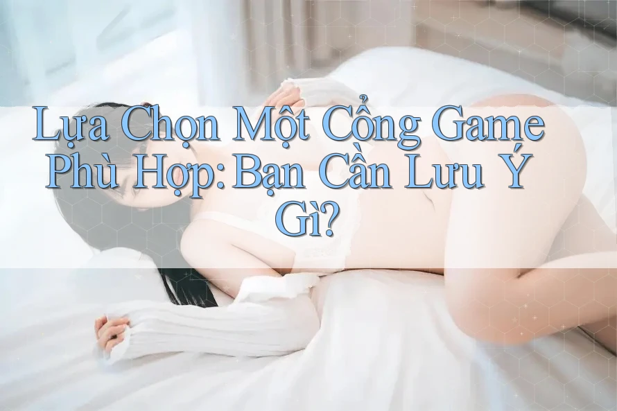 Lựa Chọn Một Cổng Game Phù Hợp: Bạn Cần Lưu Ý Gì?