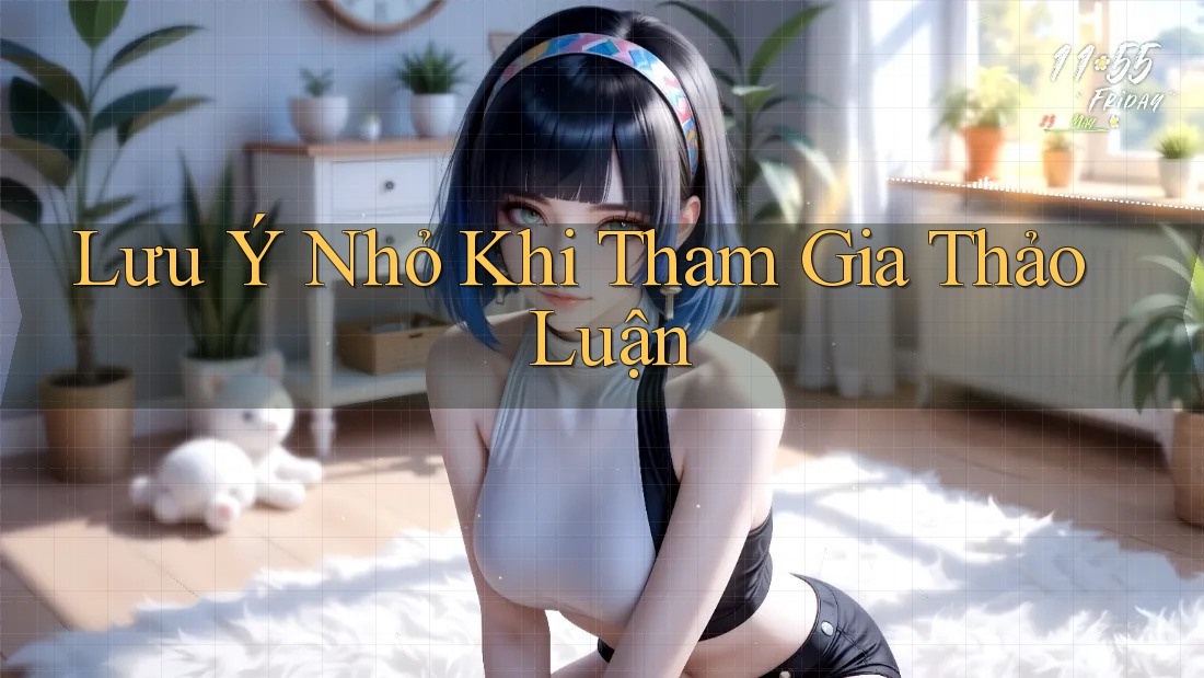 Lưu Ý Nhỏ Khi Tham Gia Thảo Luận