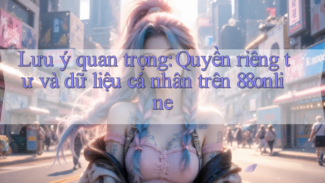 Lưu ý quan trọng: Quyền riêng tư và dữ liệu cá nhân trên 88online