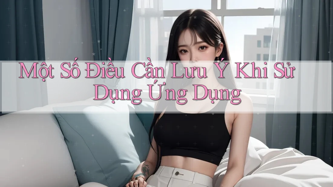 Một Số Điều Cần Lưu Ý Khi Sử Dụng Ứng Dụng