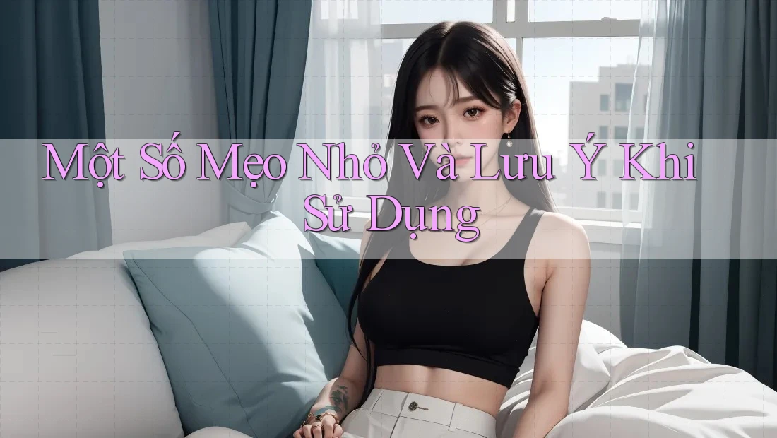 Một Số Mẹo Nhỏ Và Lưu Ý Khi Sử Dụng