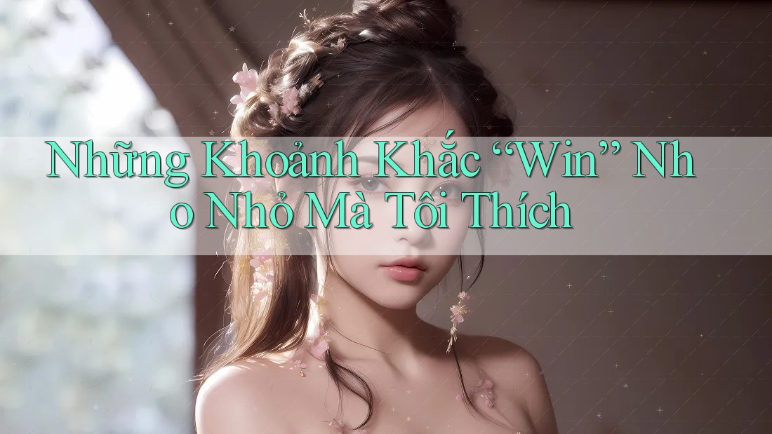 Những Khoảnh Khắc “Win” Nho Nhỏ Mà Tôi Thích