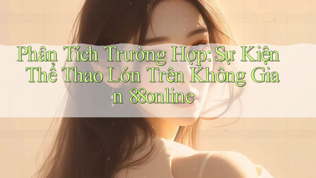 Phân Tích Trường Hợp: Sự Kiện Thể Thao Lớn Trên Không Gian 88online