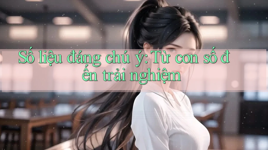 Số liệu đáng chú ý: Từ con số đến trải nghiệm