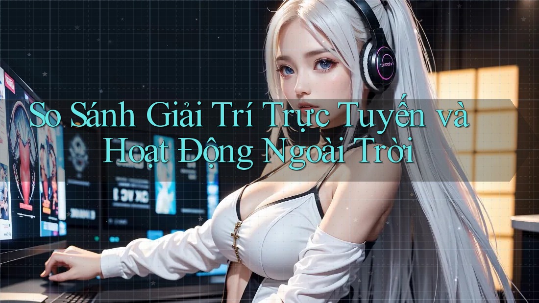 So Sánh Giải Trí Trực Tuyến và Hoạt Động Ngoài Trời