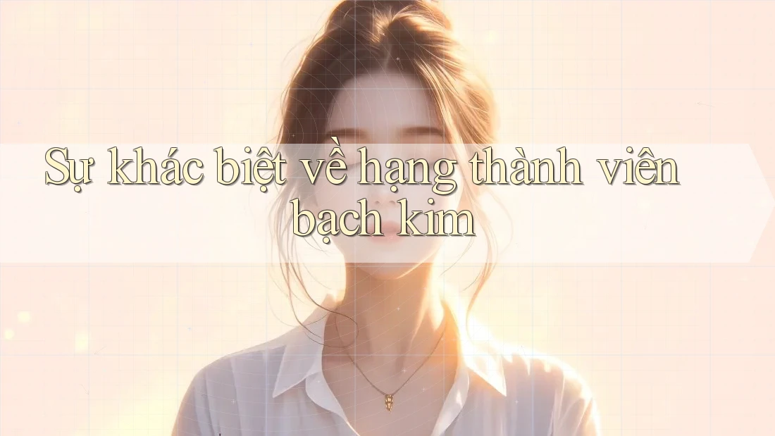 Sự khác biệt về hạng thành viên bạch kim