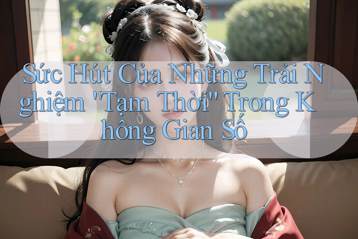 Sức Hút Của Những Trải Nghiệm “Tạm Thời” Trong Không Gian Số