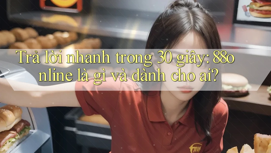 Trả lời nhanh trong 30 giây: 88online là gì và dành cho ai?