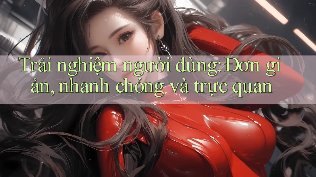 Trải nghiệm người dùng: Đơn giản, nhanh chóng và trực quan