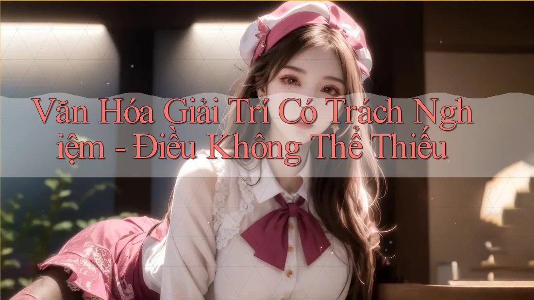 Văn Hóa Giải Trí Có Trách Nghiệm - Điều Không Thể Thiếu