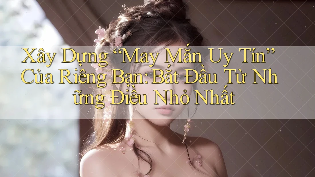 Xây Dựng “May Mắn Uy Tín” Của Riêng Bạn: Bắt Đầu Từ Những Điều Nhỏ Nhất