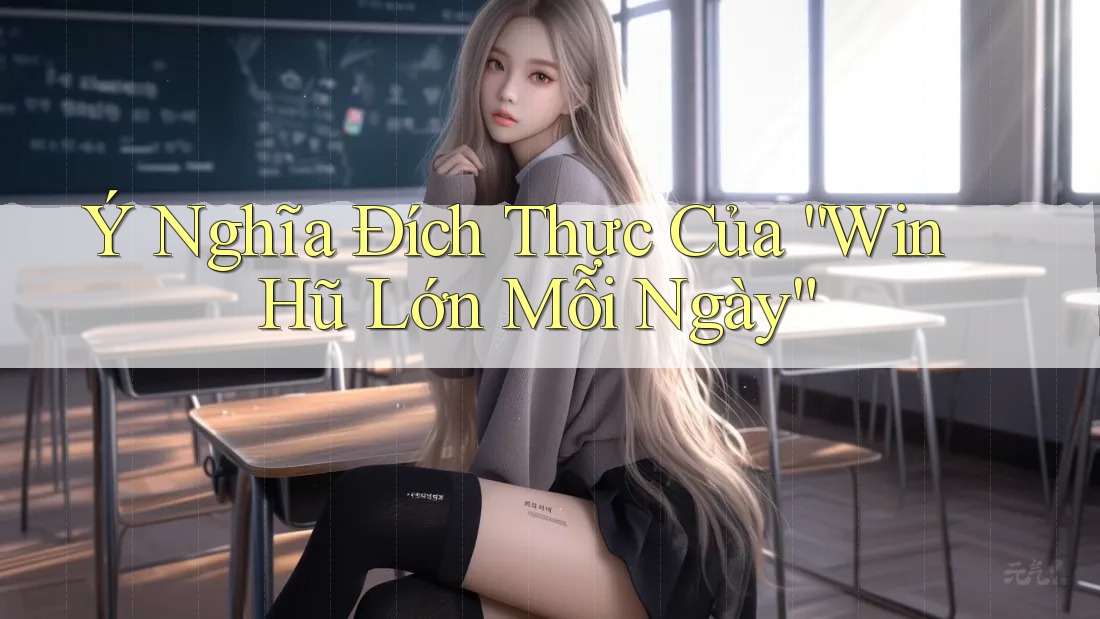 Ý Nghĩa Đích Thực Của “Win Hũ Lớn Mỗi Ngày” Ý Nghĩa Đích Thực Của “Win Hũ Lớn Mỗi Ngày”